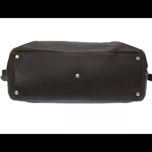 CHANEL 💯% authentic brown leather travel bag HUGE - Picture 5 of 8